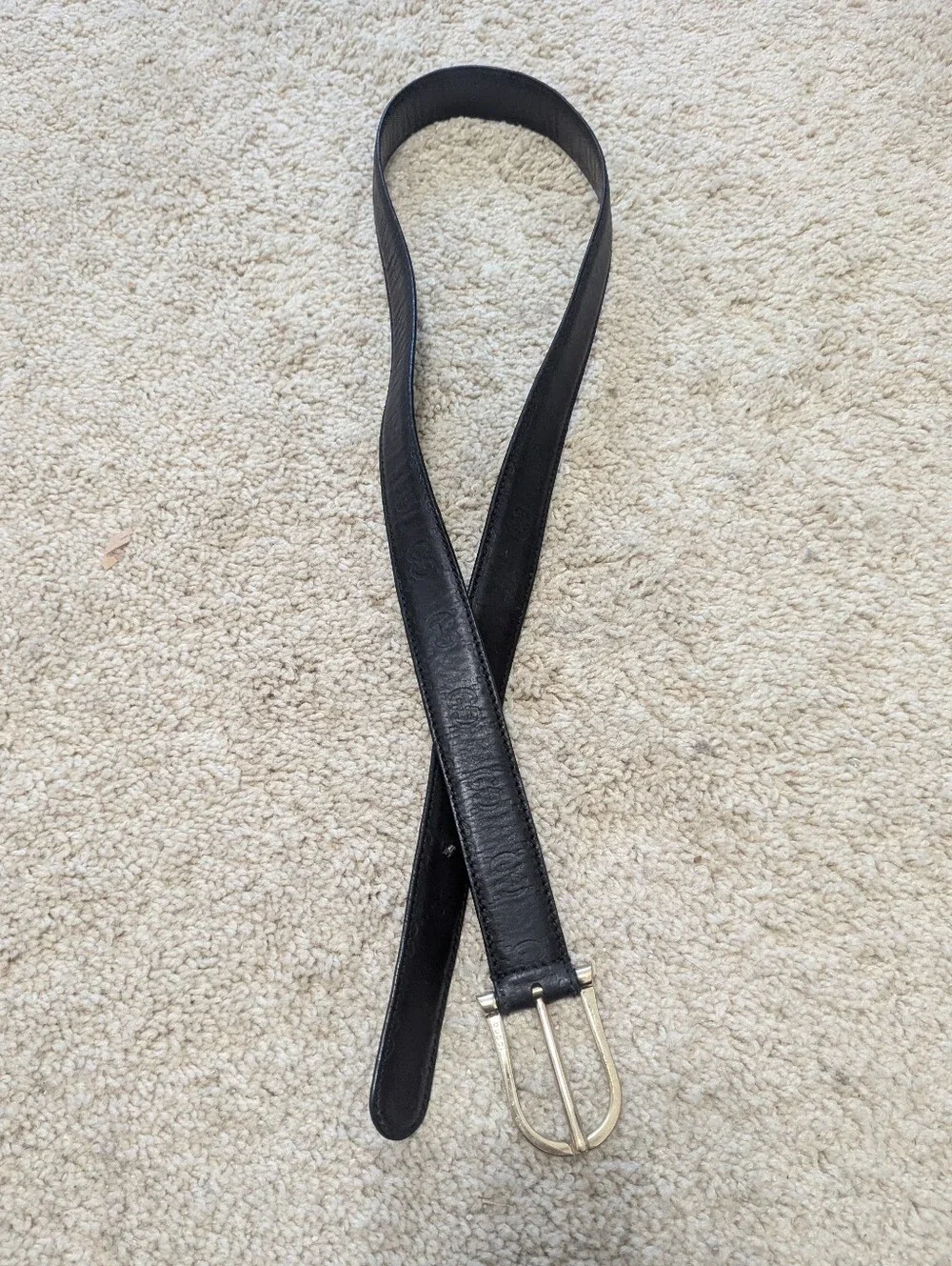 Gucci Guccissima Leather Monogram Belt